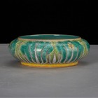 Rare Collectable Art Hand Painting Famille Rose Porcelain Cabbage Wash
