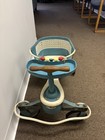 Taylor Tot Vintage Collectible Baby Walker Blue   White Metal   Plastic