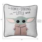 Lambs   Ivy Star Wars The Child baby Yoda Decorative Nursery Throw Pillow