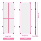 13ft Air Tumble Track Inflatable Gymnastics Mat Pad W  Pump For Yoga Gym Sport