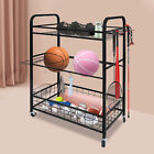 Rolling Ball Storage Rack  Sports Equipment Organizer  Basketball Storage Rack