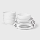 12pc Stoneware Westfield Dinnerware Set - Threshold   