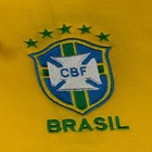 Nike Brazil Cbf Dri-fit Full Zip Hoodie Yellow Brasil Soccer Jacket Mens Large