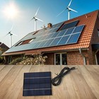 Portable 15w Solar Charger With Type C Output For Outdoor Mobile Devices