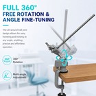 Dental Typodont Mounting Pole  360   Rotating C   clamp Holder For Dental Training