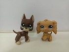 2pcs lot Littlest Pet Shop Lps  Dog   1519 1716 Kid Toy New 