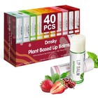 40 Pack Natural Lip Balm Set 10 Flavors Moisturizing With Vitamin E Coconut Oil 