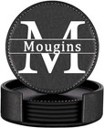 Personalized Letter Customization Name Slate Coaster Set