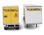 Walthers Ho Scale   New 2025   Jb Hunt   53  Stoughton Trailer 2 Pack   949-2462