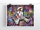 Van Halen 8x10inch Poster Eddie Van Halen 4 Print Free Guitar Poster Ship Us
