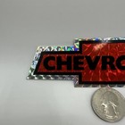 Vintage Chevrolet Prism Sticker Red Bowtie Logo Decal Chevy 1 5  X 4 75  Nos