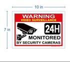 Smile You re On Camera Sign Video Surveillance Signs 10 x 7  Uv Protected Cctv