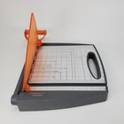 Fiskars 12 Inch Bypass Paper Trimmer Guillotine Style Orange Grey 01-005452