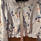 Womens Xl Blue Floral Breezy Summer Top Long Sleeve Loose Flowy Comfortable Boho
