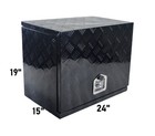 24  Aluminum Generator Tool Box Truck Pickup Rv Ute Generator Storage Toolbox