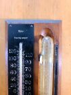 Rare Antique Taylor Rochester Ny Carved Wood Thermometer barometer 1910   s Works