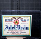 Wausau Brewing Co   Adel Brau Wisconsin Beer   Picnic I r t p  Label Nos V 1930s