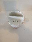 Vintage Porcelain Shaving Mug Mustache Guard Hand-painted Roses Gold Trim