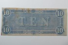 1864  10 Confederate States Of America - Richmond T-68 - Csa Civil War Currency