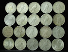Mix Date Vg-au Peace Silver Dollar Roll Of 20 Coins