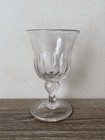 19th Century Antique Panel Cut Hand Blown Absinthe Glass    