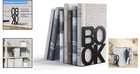 Heavy Duty Black Metal Book Ends 7-inch For Books  Desk  Home And Office