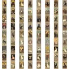 72pc Vintage Cat Tarot Card Sticker Pack Lot Laptop  Scrapbook  Journaling