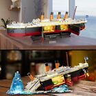 Titanic Building Set -led Light  2 In 1 Titanic Ship Mini Building Block 1883pcs