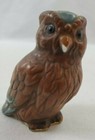 Vintage Ceramic Brown Owl Figurine Made In Japan