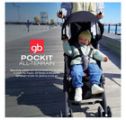Gb Pockit   All Terrain Ultra Compact Lightweight Travel Stroller Night Blue