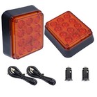 12led Magnetic Wireless Strobe Warning Light Rechargeable Waterproof Truck Rv