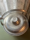 Vintage Hammered Aluminum Ice Bucket Mcm Made In Italy