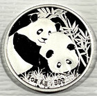 China 2012 1 Oz Silver Panda Medal Singapore International Coin Fair Box coa
