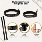 2 Pcs Ring Sizer Measuring Tool Sizing Tool Usa Rings Size  Us Reusable Finger