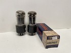  2  Tested Nos 6bx7 Tung-sol Ge Vacuum Tube Lot One In Box Vintage Radio