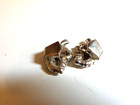 Pair Of Crystal Rhinestone Leaf Shoe Clips