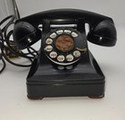 Vintage Western Electric 302 Bakelite Rotary Desk Phone