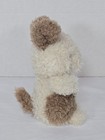Jellycat Little Pup Plush 7  Brown Cream Curly Fur Puppy Dog Stuffed Animal Used