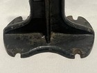2 Antique Cast Iron Cobbler Repair Shoe Making Stands 12      8 5   