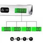 110lb 50kg Portable Travel Lcd Digital Hanging Luggage Scale Electronic Weight