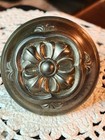 Antique Ornate Bronze Door Knob-victorian Style Floral Medallion Hardware