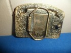 Benton Illinois Mine Rescue Coal Mining Miner Vintage Belt Buckle Aug 8 1996