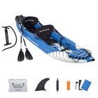 Promarine Inflatable Kayak 2 Person  Deluxe Oar  Output Pump Blow Up Kayak Boat