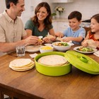 2 Pack 8 5  Tortilla Warmer With Lid Bpa Free Microwave Safe Holder