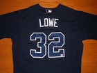 Atlanta Braves Derek Lowe 2009 Game Used Worn Jersey  red Sox Dodgers 