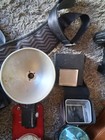 Lot Of Random Vtg Camera Bags Cases Flashes Bulbs   More