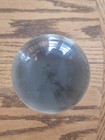 Vintage 4 3 Inch Crystal Ball With Stand And Box 13 5 Inches In Circumference