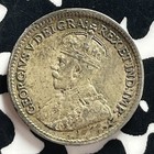 1917-c Newfoundland 5 Cents Lot t7593 Silver  Nice 