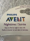 Avent Nighttime Orthodontic Glow In The Dark 0-6 Mo Pacifier Pack Of 2 Philips