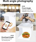 Photo Studio Box With Led Light   20cm Mini Portable Photography Lighting Tent K
